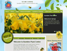 Tablet Screenshot of bumbles-plant-centre.co.uk